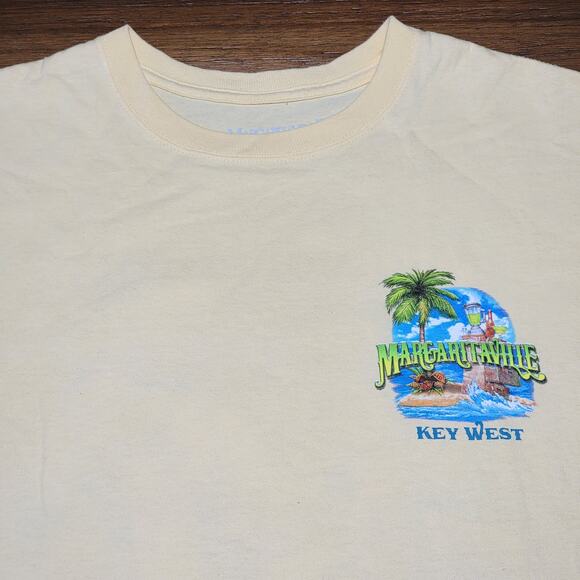 Margaritaville Yellow Unisex Tee "I Passed Out In My Hammock Key West" - Medium - Picture 5 of 7